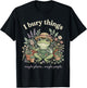 Jardinier Grenouille Botanique Sarcasme T-Shirt - T-Shirt | Black