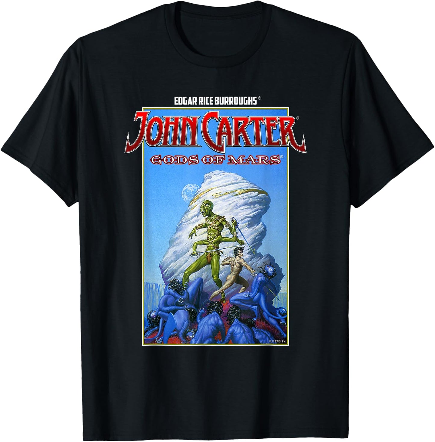 John Carter Gods of Mars T-Shirt - T-Shirt | Black