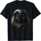 realistic Cotton top tamarin marmoset monkey art for lovers T-Shirt - T-Shirt | Black