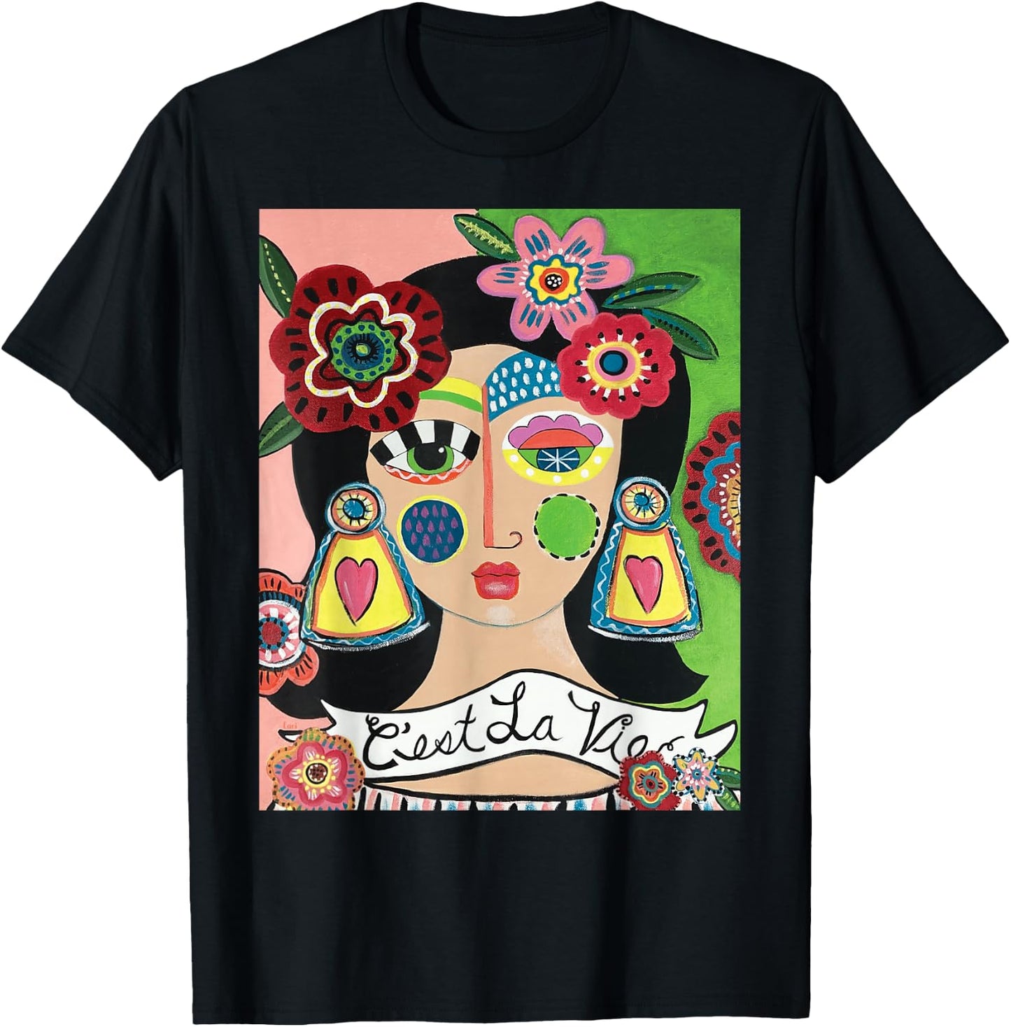 C'est La Vie T-Shirt - T-Shirt | Black