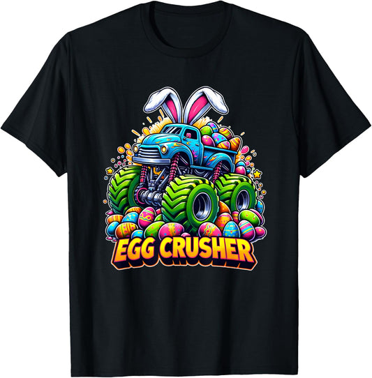 Easter Bunny Monster Truck Funny easter day toddler T-Shirt - T-Shirt | Black