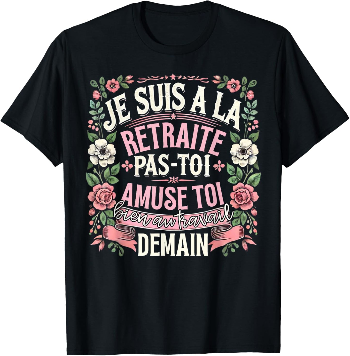 Retirement 2025 Women Retired 2025 , Black, S T-Shirt - T-Shirt | Black