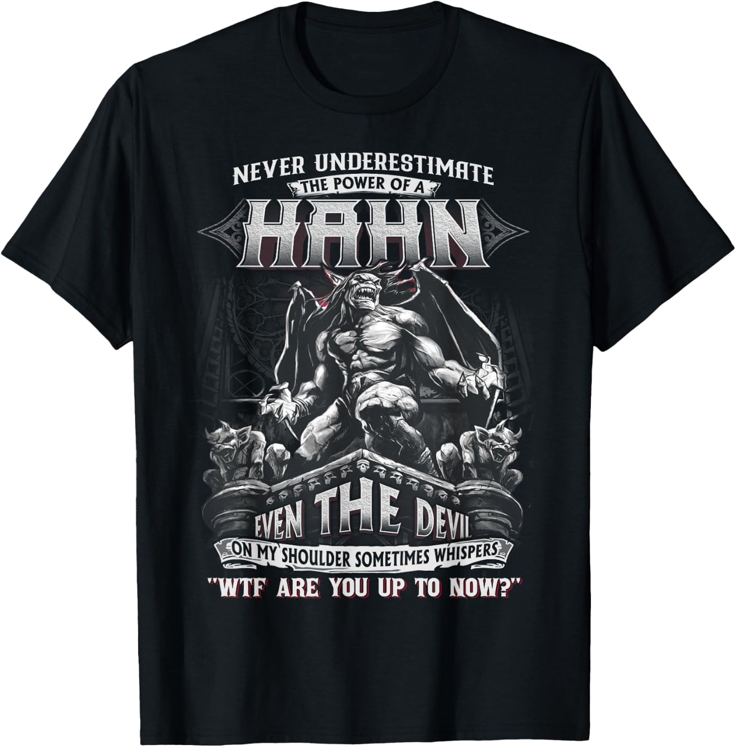 Hahn - Never Underestimate The Power Of A Hahn T-Shirt - T-Shirt | Black