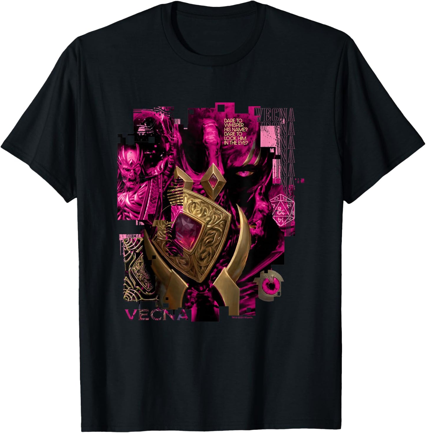 Dungeons & Dragons Vecna Dare To Whisper His Name? T-Shirt - T-Shirt | Black