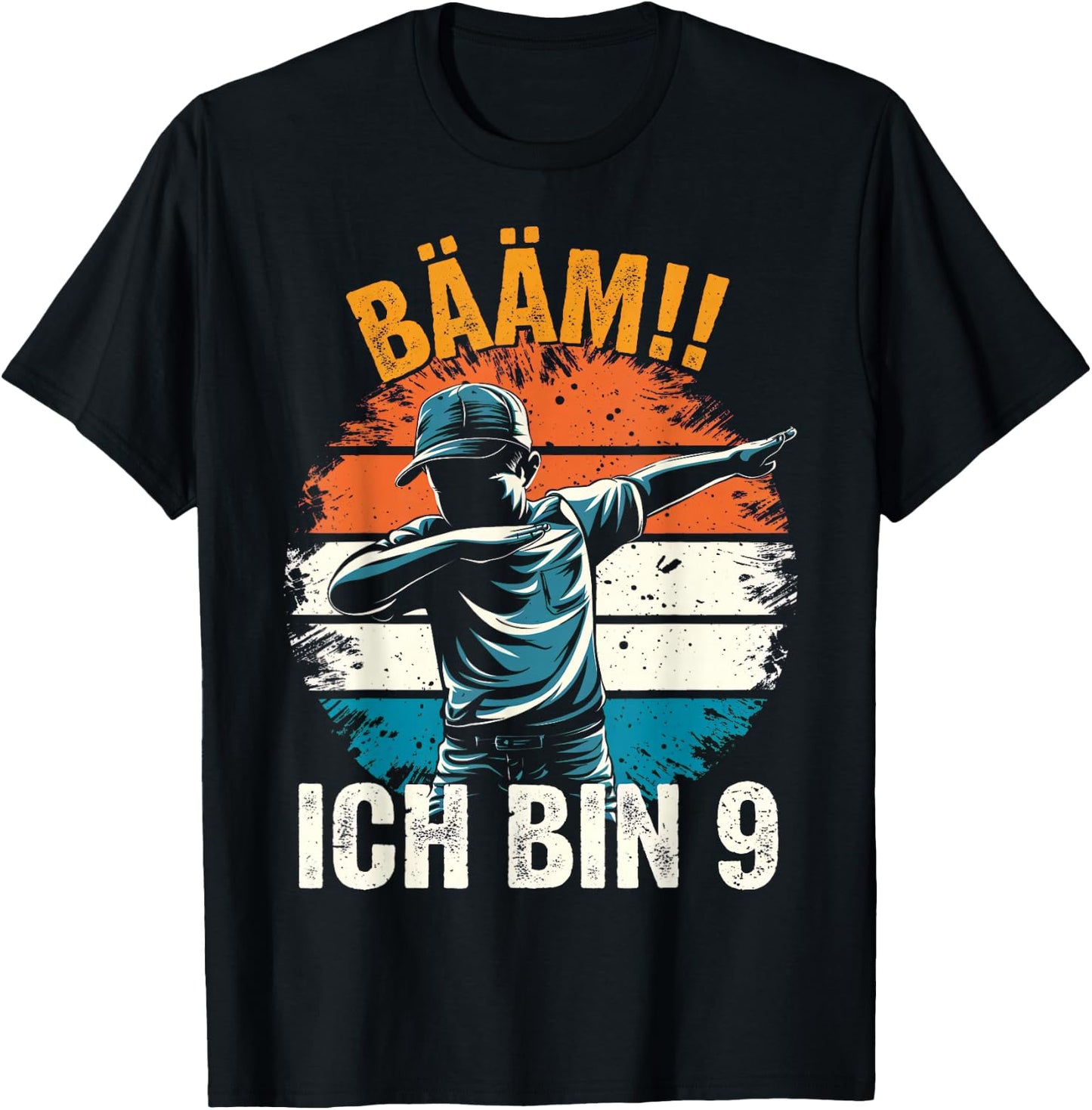 9th Birthday Boy Girl 9 Years 2015 Funny Gift , black T-Shirt - T-Shirt | Black