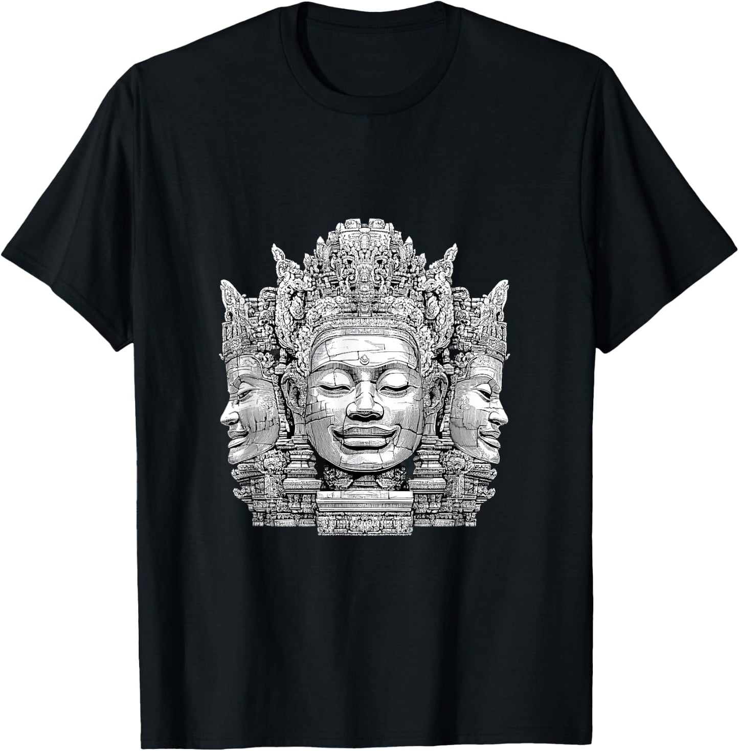 Angkor Wat Cambodia - Explore Ancient Temples , Black, S T-Shirt - T-Shirt | Black