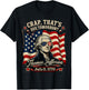 Crap That's Due Tomorrow Thomas Jefferson July 3 1776 T-Shirt - T-Shirt | Black