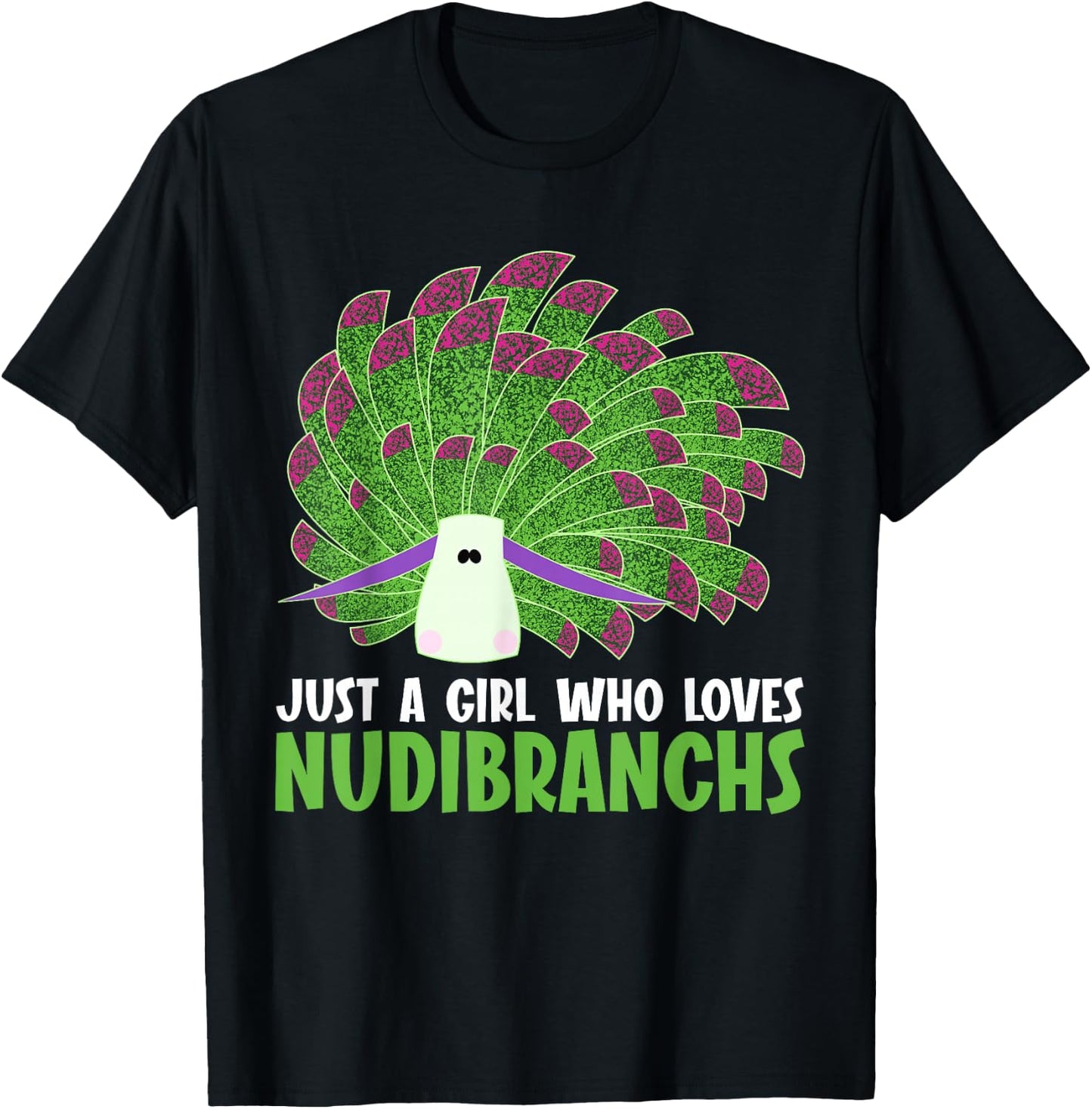 Costasiella kuroshimae leaf sheep Nudibranchs Nudibranch T-Shirt - T-Shirt | Black