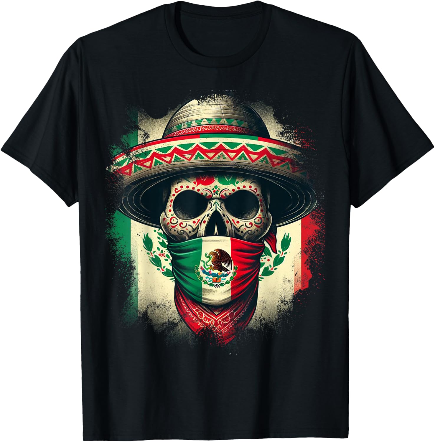 Mexico Cinco De Mayo Tijuana Pride Mexican T-Shirt - T-Shirt | Black