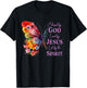 Blessed by God Loved by Jesus Butterfly T-Shirt - T-Shirt | Black