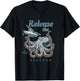 Release The Kraken Saltwater Fishing T-Shirt - T-Shirt | Black