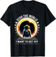 Men's Space Stop the World Let Me Off Funny T-Shirt - T-Shirt | Black