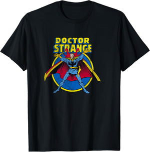 Marvel Comics Retro Doctor Strange Vintage Sorcerer Logo T-Shirt - T-Shirt | Black