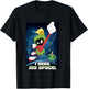Looney Tunes Marvin & Instant Martian Need Space Poster T-Shirt - T-Shirt | Black