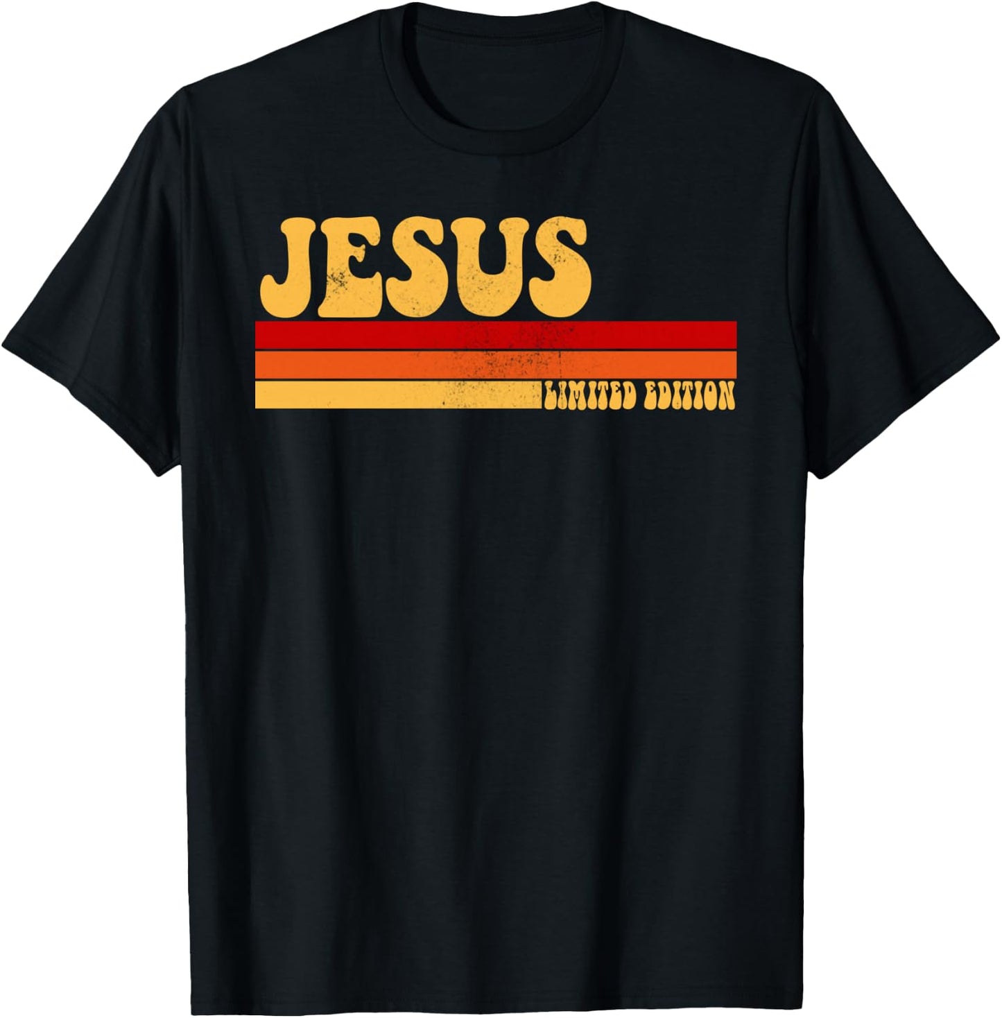 JESUS Name Personalized Idea Men Retro Vintage JESUS T-Shirt - T-Shirt | Black