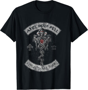 Axel Rudi Pell Tour 2018 Biker Shirt Black T-Shirt - T-Shirt | Black