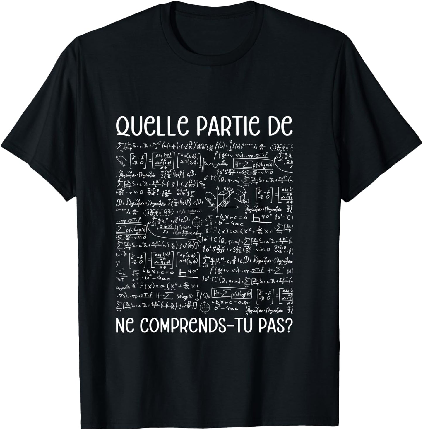 Humor Mathematician Gift Math Teacher or Physics , Black, S T-Shirt - T-Shirt | Black