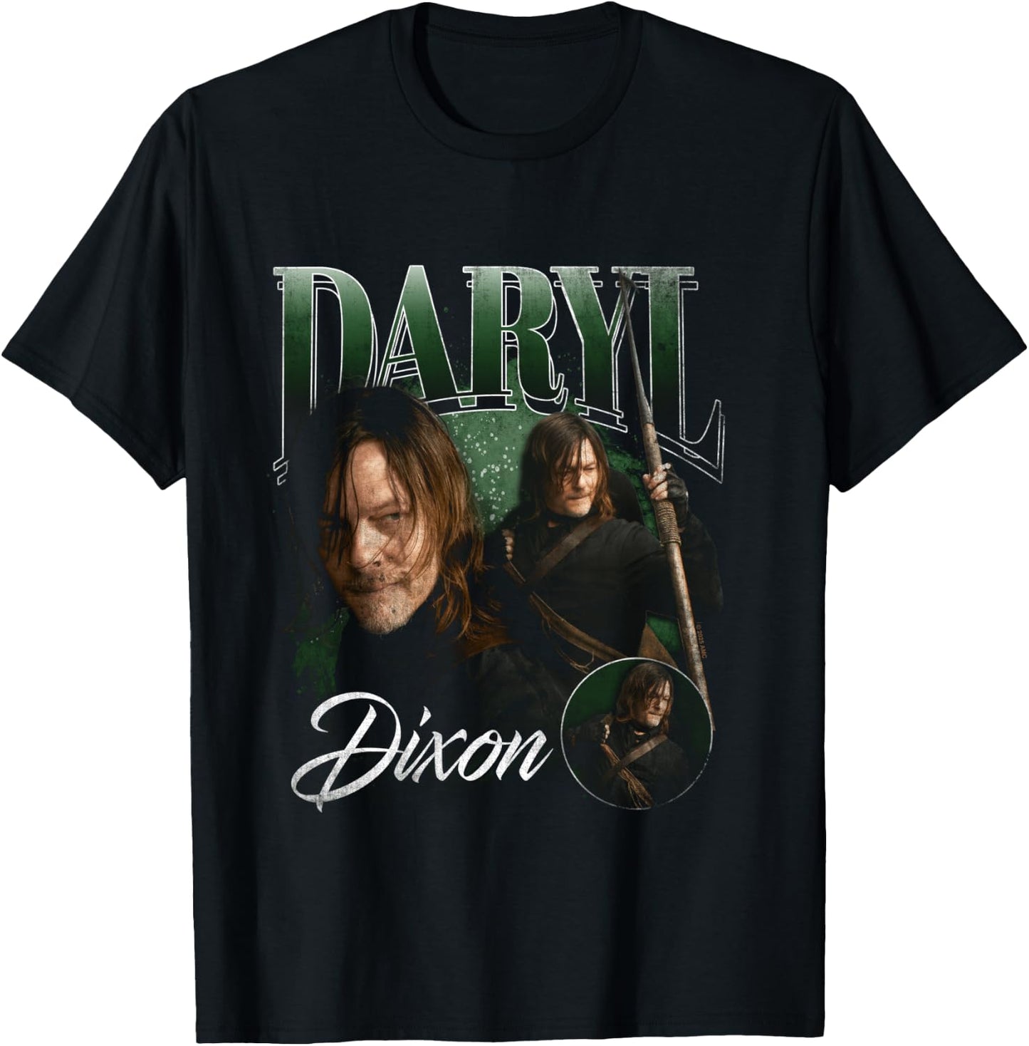 The Walking Dead - Daryl Dixon Daryl Homage T-Shirt - T-Shirt | Black