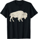 Bison American Buffalo T-Shirt - T-Shirt | Black
