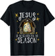 Christmas Nativity Jesus Is The Reason For The Season Manger T-Shirt - T-Shirt | Black