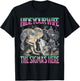 Hide Your Wife The Sigma Is HereFunny Werewolf Wolf Meme , Black, S T-Shirt - T-Shirt | Black