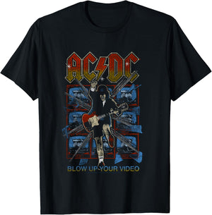ACDC Blow Up Your Video Shirt, black T-Shirt - T-Shirt | Black