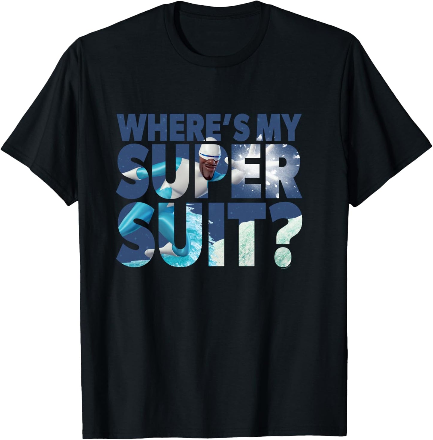Disney and Pixar’s Incredibles Frozone Where’s My Super Suit Manche Longue T-Shirt - T-Shirt | Black