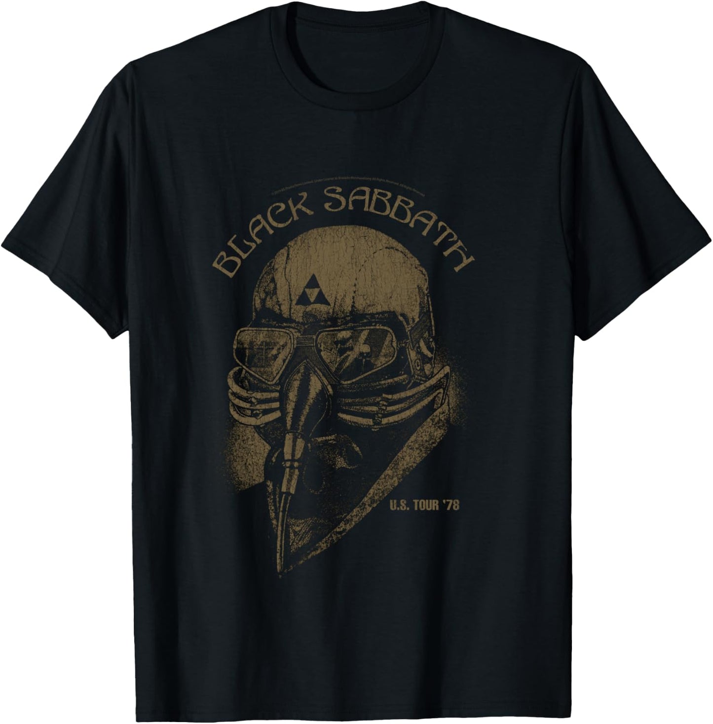 Black Sabbath Official U.S Tour '78 Shirt, black T-Shirt - T-Shirt | Black