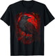 Odin's Raven Viking Norse Runes Nordmann Mythology T-Shirt - T-Shirt | Black