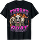 Throat Goat Funny Adult Humor Bootleg Y2K Graphic T-Shirt - T-Shirt | Black