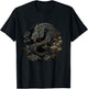 Japanese Art Dragon Japan Chinese Asian Graphic Print T-Shirt - T-Shirt | Black