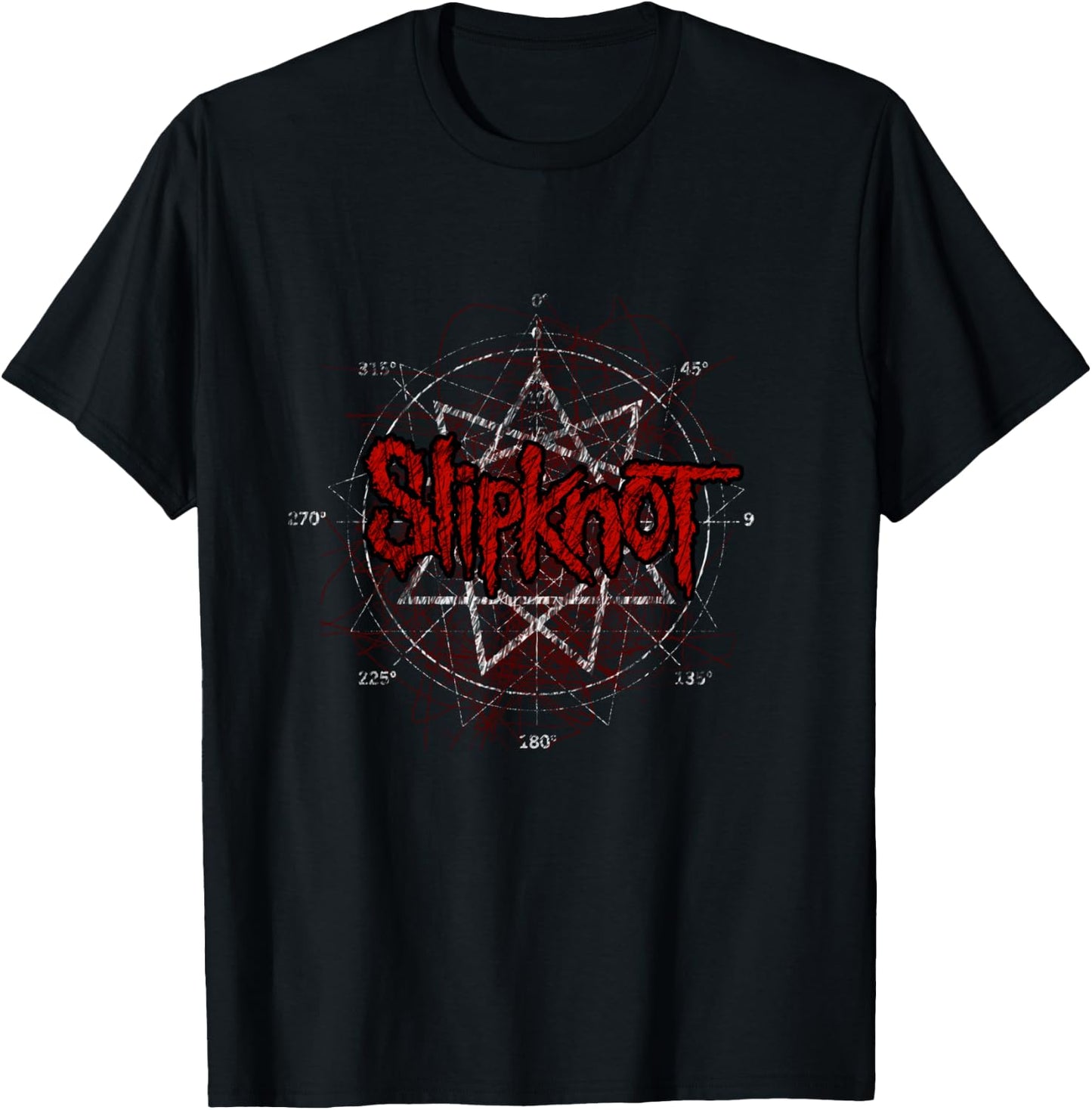 Slipknot Sketch Star Langarmshirt T-Shirt - T-Shirt | Black