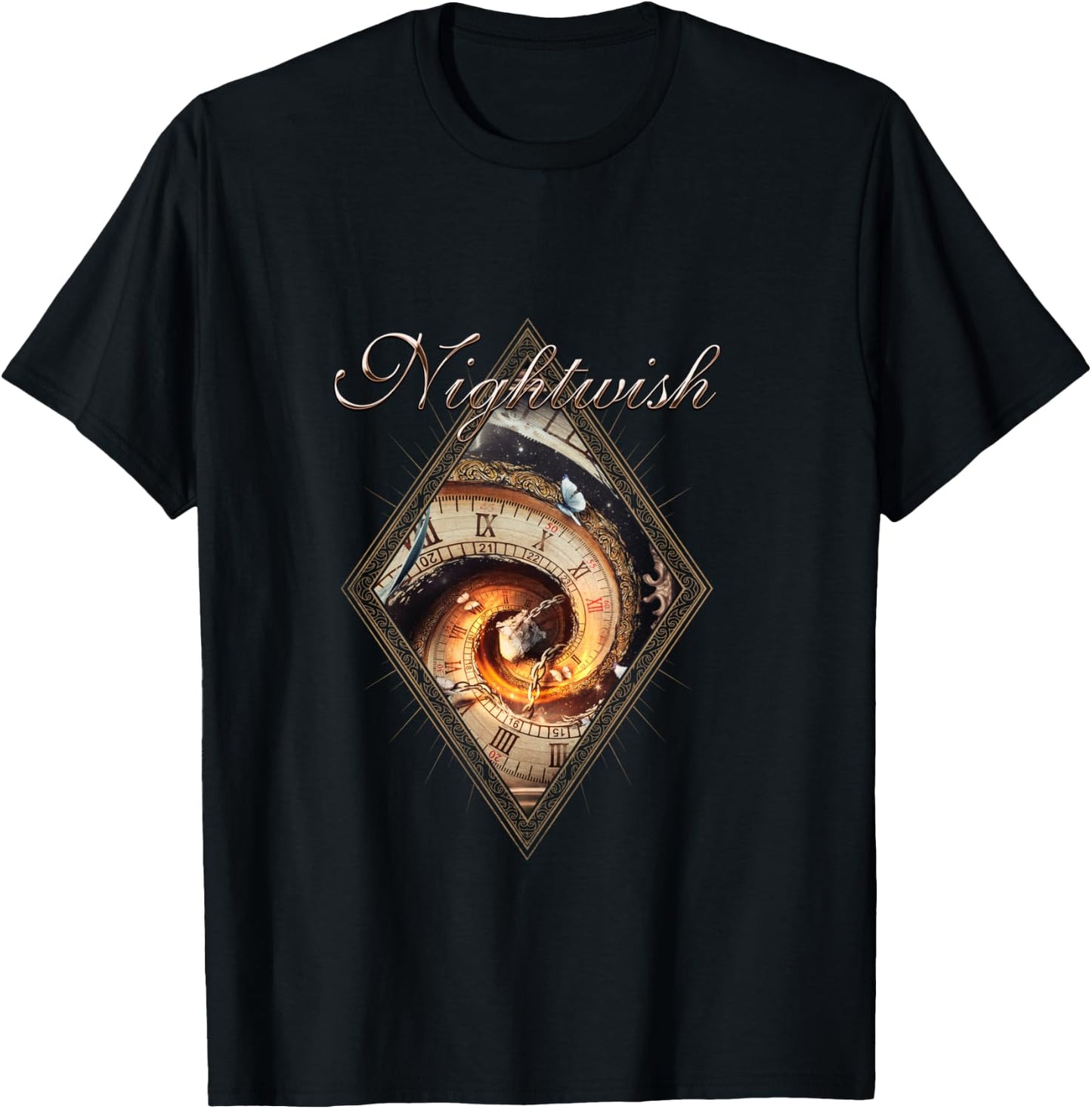 Yesterwynde (Album Cover + Logo) , Black, S T-Shirt - T-Shirt | Black