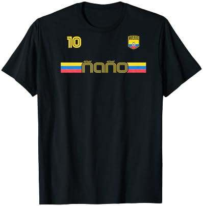 NANO Ecuador ñaño brother friend Ecuadorian flag Ecuador , Black, S T-Shirt - T-Shirt | Black