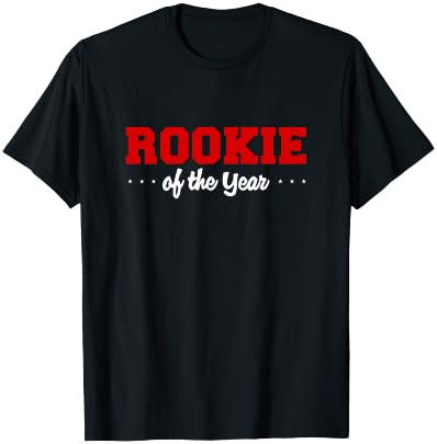 Rookie of the Year Clothing - Erwachsene , Schwarz, Kurzarm, Small T-Shirt - T-Shirt | Black