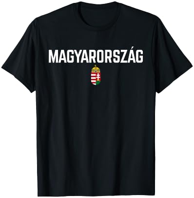 HUNGARY Flag | Men Women Kids HUNGARY , Black, S T-Shirt - T-Shirt | Black