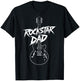 Rockstar Dad Guitar Design T-Shirt - T-Shirt | Black