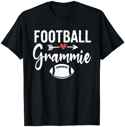 Football Grammie Sports Football Lover T-Shirt - T-Shirt | Black