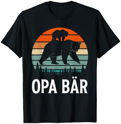 Opa Bär Opa Bär T-Shirt - T-Shirt | Black