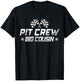 Race Car Birthday Party Racing Family Big Cousin Pit Crew T-Shirt - T-Shirt | Black