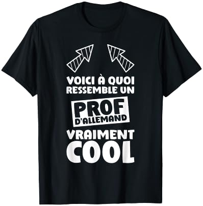 German Teacher Funny Quote German Teacher T-Shirt - T-Shirt | Black