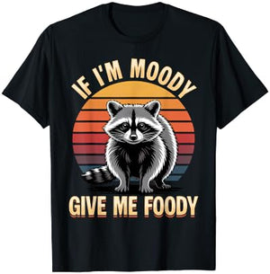 Funny Raccoon T-Shirt - T-Shirt | Black