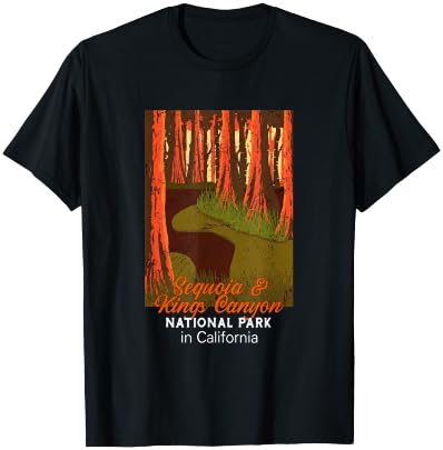 Sequoia National Park California T-Shirt - T-Shirt | Black